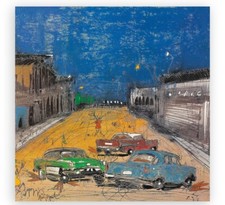 Luca Giovagnoli (1963 Rimini)- serigrafia - cm.33x33-firma e num.(p.a) al fronte