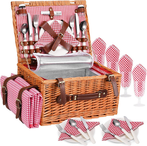 Cestino picnic vimini - picnic,