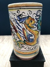 Vaso ceramica dipinto a mano