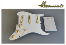 Strat pickguard vintage white - strat,
