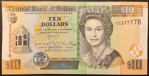 Dollars 2001 central bank - 10,