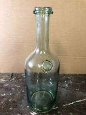 ✅ANTICA BOTTIGLIA OSTERIA 2LITRI  VETRO SOFFIATO ALTARE BOLLO VETRO Cavallo