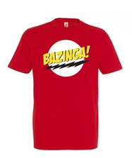 T-shirt uomo Youth Designz logo Bazinga Sheldon divertente frase Big Bang Cooper
