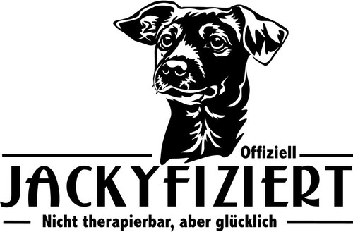 Adesivo auto jack russell - adesivo,