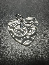 ciondolo chanel cuore argento