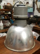 Lampione a sospensione industriale  H. cm. 58 diam. cm. 46 Vintage Chandelier ^