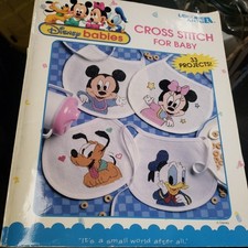 Disney Babies Cross Stitch for Baby Pattern Book 3048 Mickey 1998 Leisure Arts
