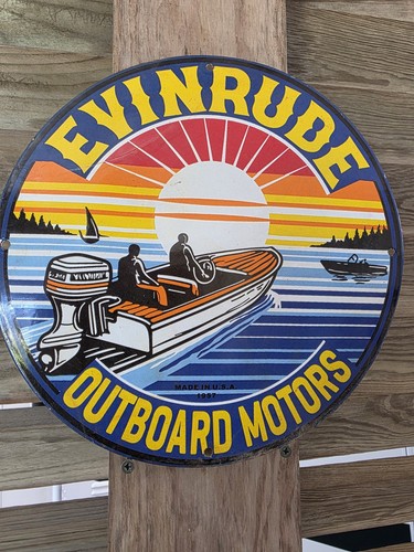 Insegna vintage evinrude - insegna,