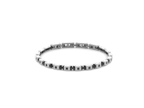 Bracciale uomo acciaio 316l - bracciale,