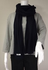 Cashmere Blu Navy Sciarpa