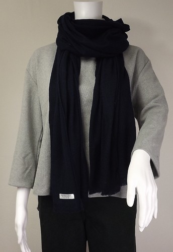 Cashmere blu navy sciarpa - cashmere,