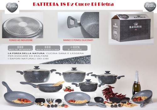 Set batteria cuore di - 18, pz
