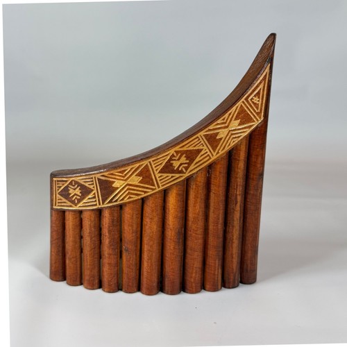 Flauto legno intagliato - flauto, in