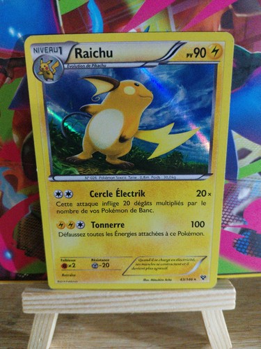 Carte pokémon raichu - carte,