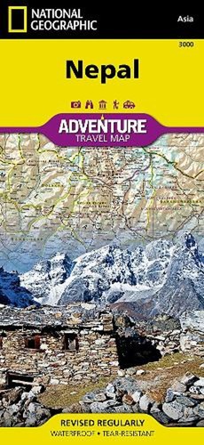 Nepal map adventure - nepal, maps