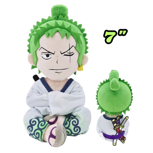 Peluche pupazzo one - piece, zoro