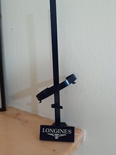 Supporto vetrina Longines metallo anni 60