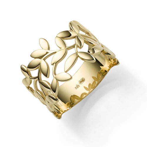 Anello ramo olivo oro - anello, d'olivo
