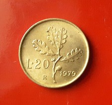 20 LIRE 1979 ERRORE - PUNTO DI