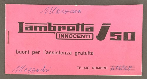 Lambretta buoni per - 50,