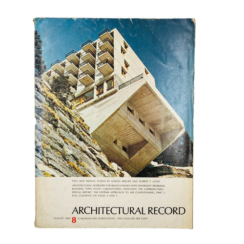 Architectural record 1969 - 8, /
