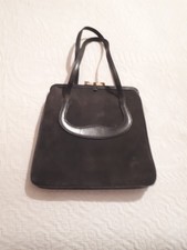 Borsa Vintage Camoscio e Pelle Anni 40 50 