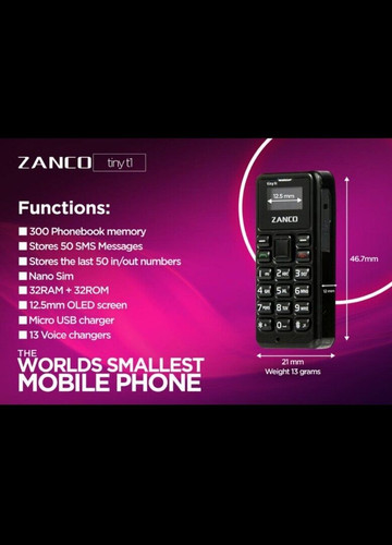 Telefono piccolo zanco t1ny - zanco, t1