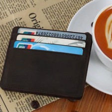 Portafoglio Portamonete Magic Wallet Porta Carte Di Credito In Cuoio