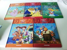 Lotto 5 Libri Magiche Fiabe Disney toy story 2 robin hood Alice la bella chicken