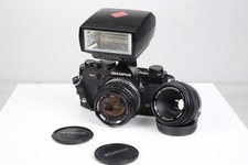 Olympus OM-2N con macro da 1,4