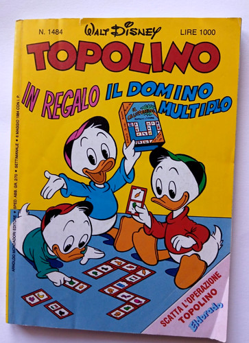 Fumetto topolino 1484 - topolino, n.