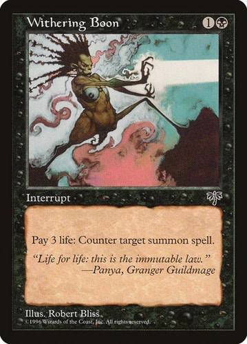 Withering boon mirage mtg - withering,