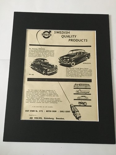 Volvo amazon cars 1956 mounted - amazon,