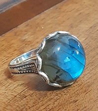 925 Berber Labradorite Blue