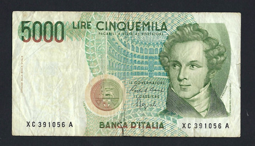 Repubblica italiana 5000 - italiana,