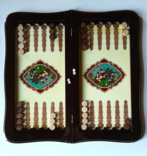 Backgammon scacchi legno - e,