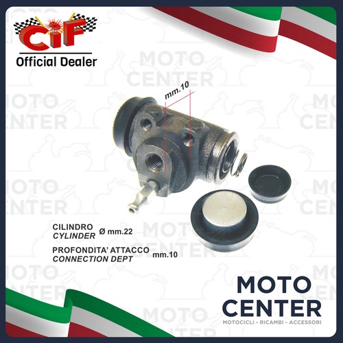 Cilindretto freno anteriore - cilindretto,