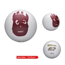 Autentica pallavolo Wilson Castaway - 100% poliuretano, facile da gonfiare, taglia uno