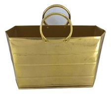 Portariviste in ottone forma valigia borsa borsetta ingresso sala salotto studio