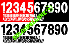 kit nome + numero videoflex x maglia lucchese 95-99 errea nero o bianco