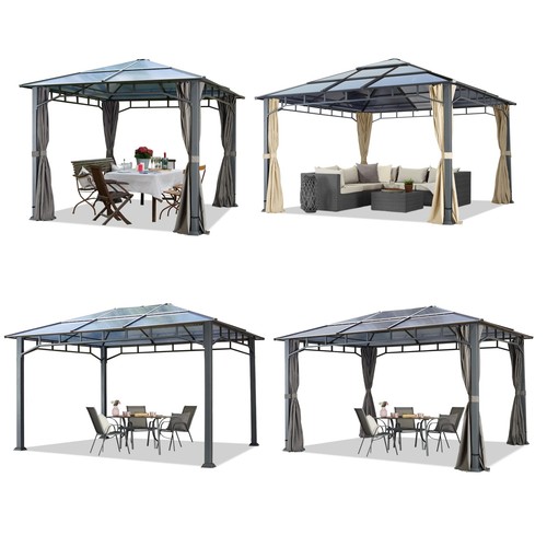 Gazebo giardino 3x3 3x4 - gazebo, da