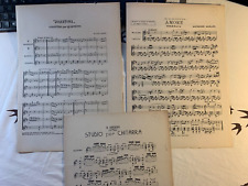 Spartiti musicali IL PLETTRO 1922-1936 mandolino-mandola e chitarra. 76-77-79