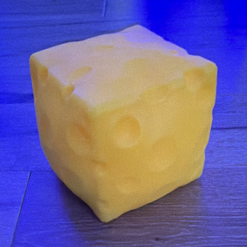 Cubo formaggio giallo squishy - giallo,