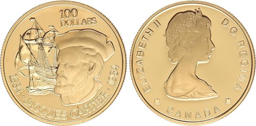 Canada 100 dollari - 100, oro