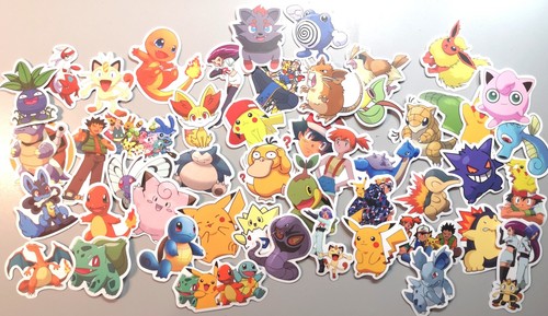 Adesivi stickers pokémon - 50,