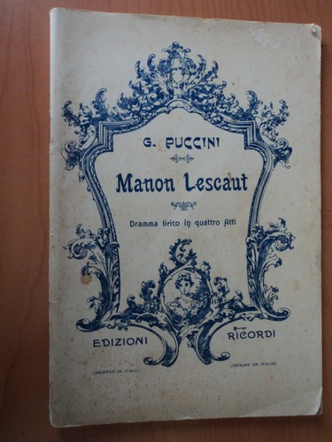 Giacomo puccini manon - giacomo,