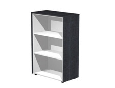 Mobile a giorno armadio libreria per arredo studio ufficio e cameretta 2 ripiani