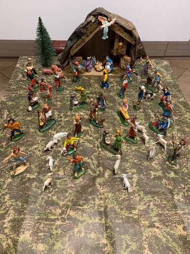 Presepe completo casetta - presepe, di