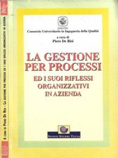 La gestione per processi ed i suoi riflessi organizzativi in azienda. . Piero De