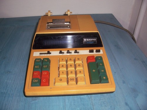 Calcolatrice sanyo vintage -  calcolatrice, sanyo vintage